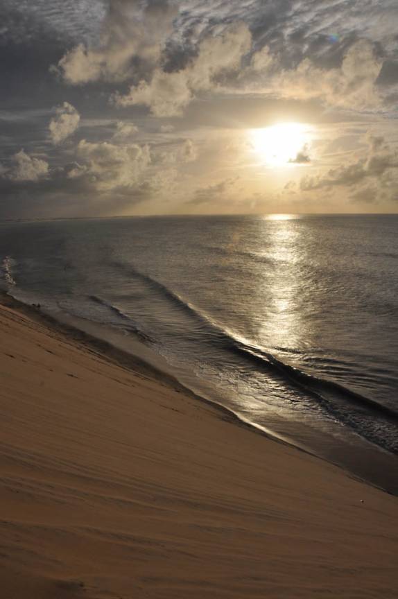 Fim de tarde no alto da duna em Jericoacoara - CE